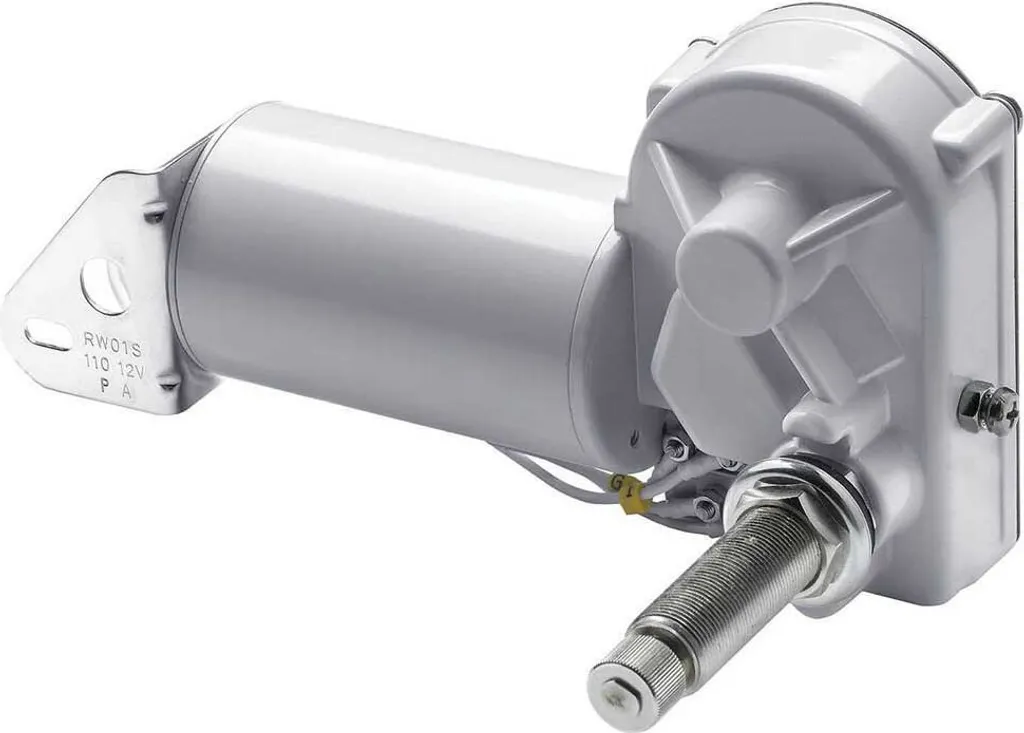 Moteur d'essuie-glace 12V Vetus Grand Axis RWS Argenté pour Bateau