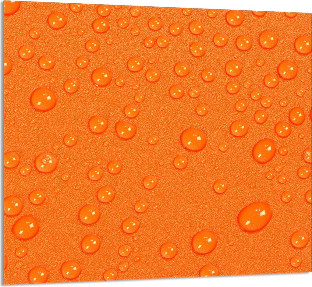 Piatto in Vetro per Cucina 65x60 Gocce | Coprifornelli in Vetro Temperato