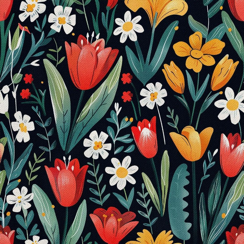 OUTDOOR DEKOSTOFFE OXFORD - Motiv Frühling I DX7554