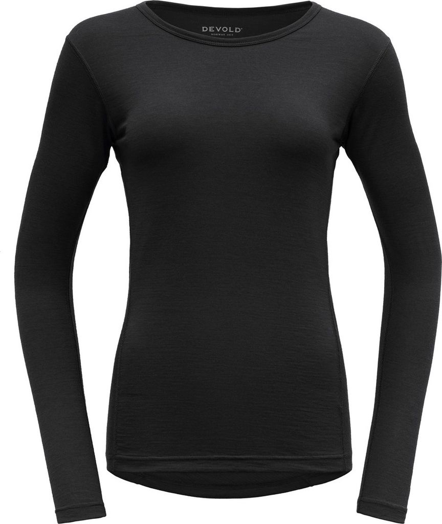 DEVOLD JAKTA MERINO 200 SHIRT WMN - Damen Merino-Unterhemd - BLACK BLACK L