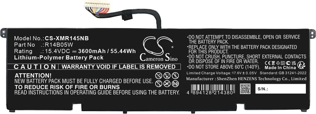 Batterie Ordinateur Portable Xiaomi Pro X 14 - Modèle R14B05W Techtek