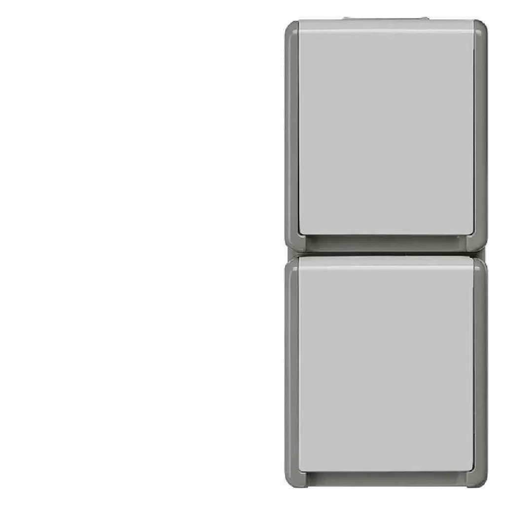 Prise Schuko Delta Area 5UB4723 Siemens Gris robuste pour installation
