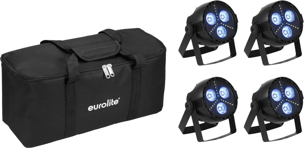 Kit Projecteur LED PARty Hybrid Spot : Éclairage DJ Puissant 4x