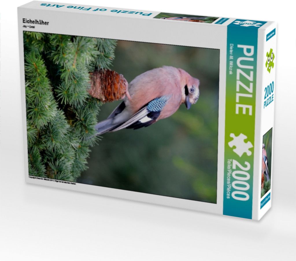 CALVENDO Puzzle Eichelhäher 2000 Teile Puzzle hoch | 2000 Produktbild 