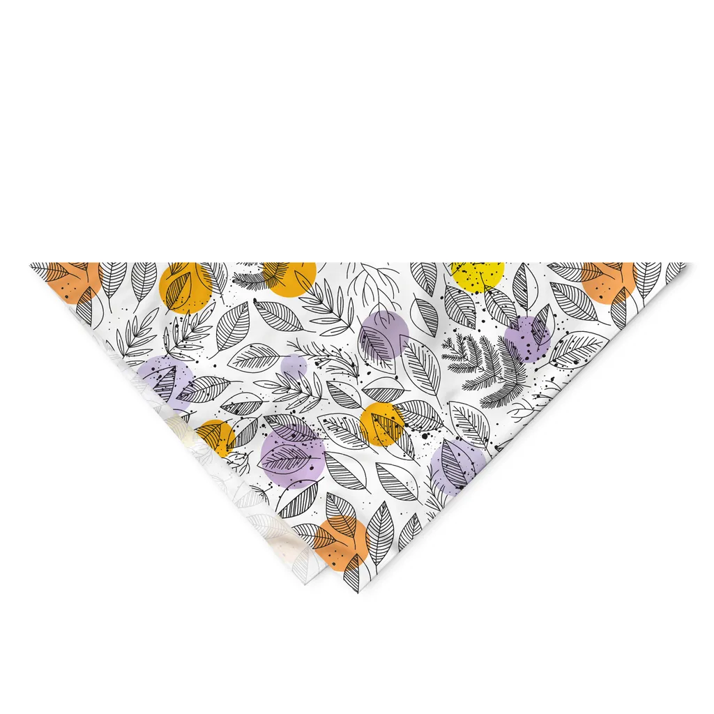 Bandana per Cani ABAKUHAUS 40x40 cm - Accessorio Botanico Multicolore - 2