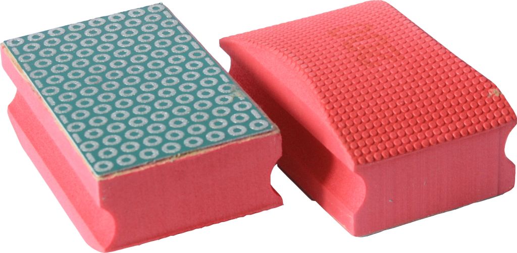 Diamant-Handschleifpad K200 - 55X90Mm Rot