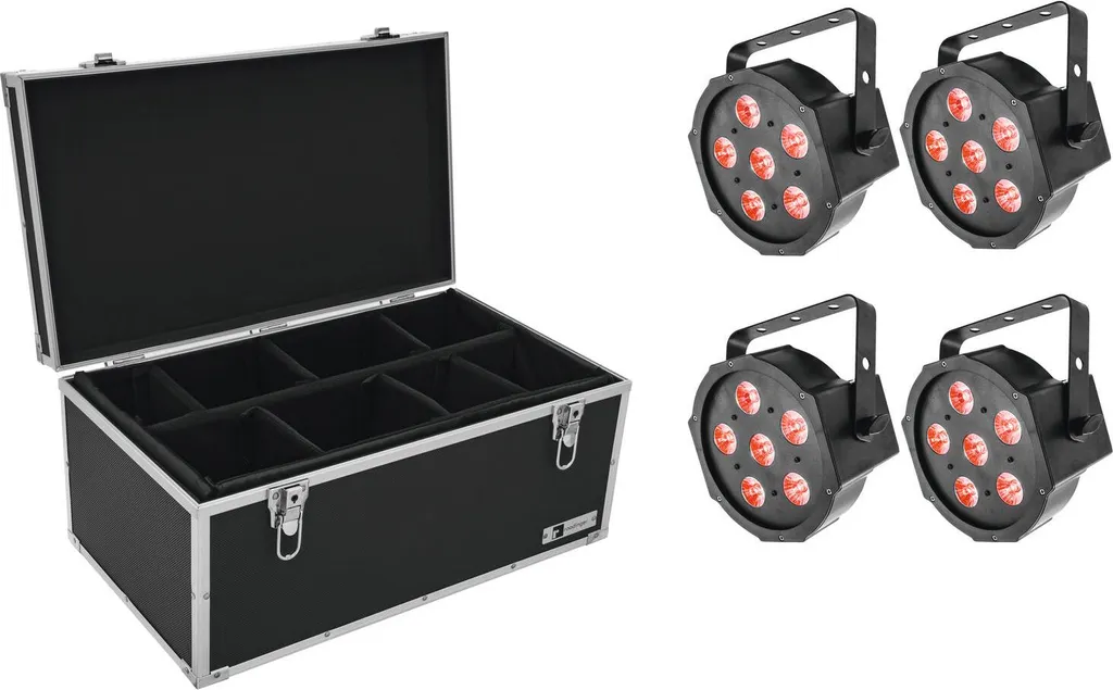 Pack Éclairage LED SLS-6 TCL Eurolite : Solution Complète avec Sac de Transport