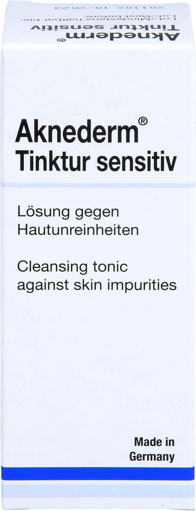 Aknederm Tinktur sensitiv Lösung gegen Hautunreinheiten, 50 ml Lösung