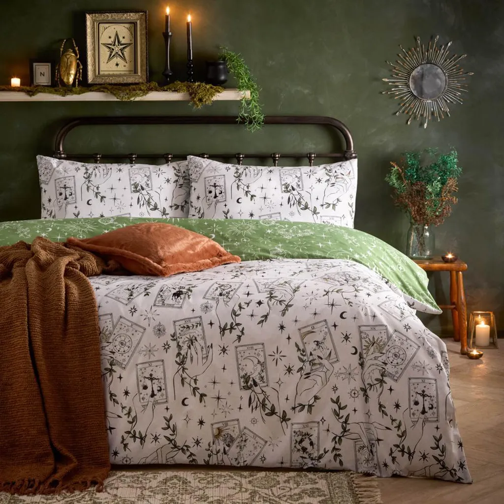 Parure de Lit King Verte Celestial Stories RV3637 : Confort et Style