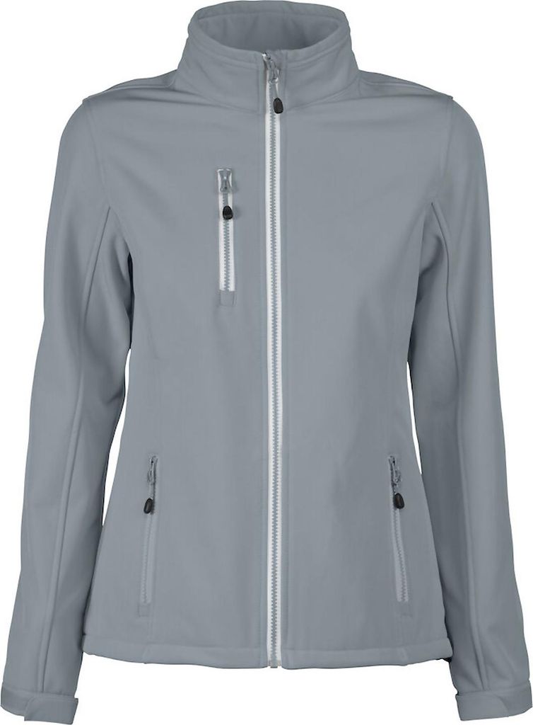 Winddichte und wasserabweisende Damen Softshelljacke Vert Lady mit Fleecefutter 280g/m²