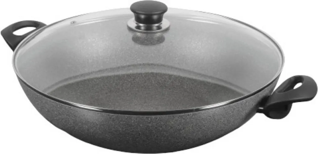 Ballarini Wok Ferrara 36cm con Coperchio - Cucina Sana e Veloce