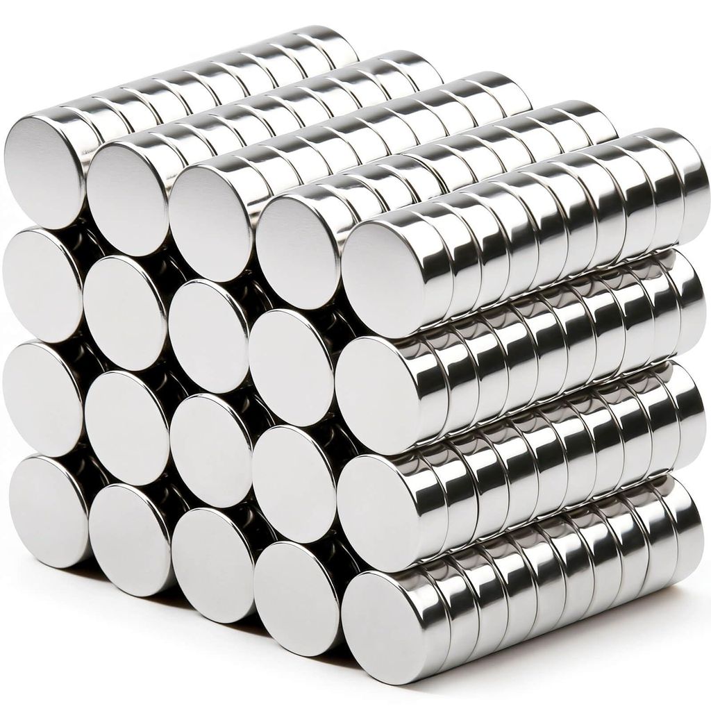 200 starke Neodym-Magnete, extra starke kleine runde Magnete für Magnettafeln, Whiteboards, Bastelprojekte, Kühlschrankmagnete, starke Haftung, 6...