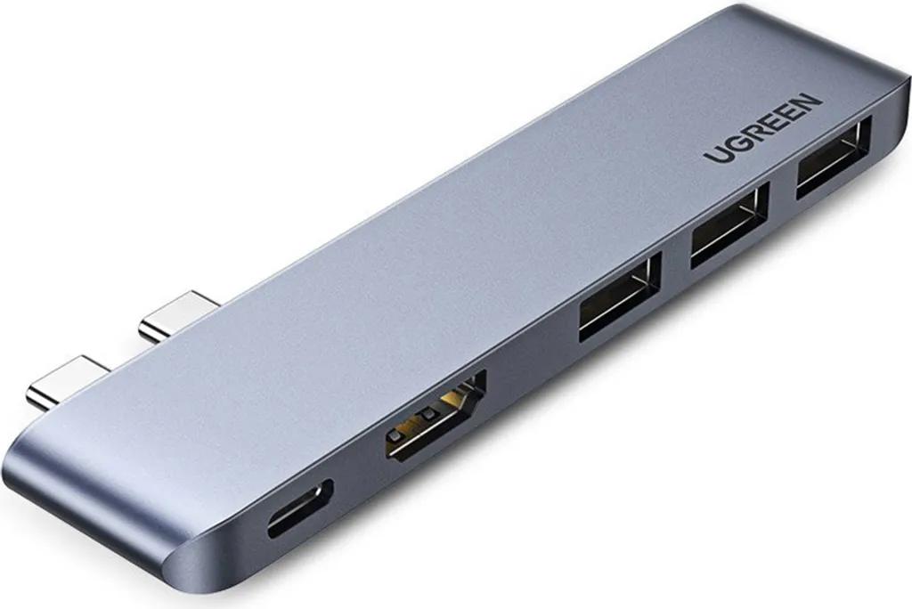 UGREEN 60559 Hub USB-C per MacBook Pro/Air | 100W PD 4K 60Hz 10Gbps