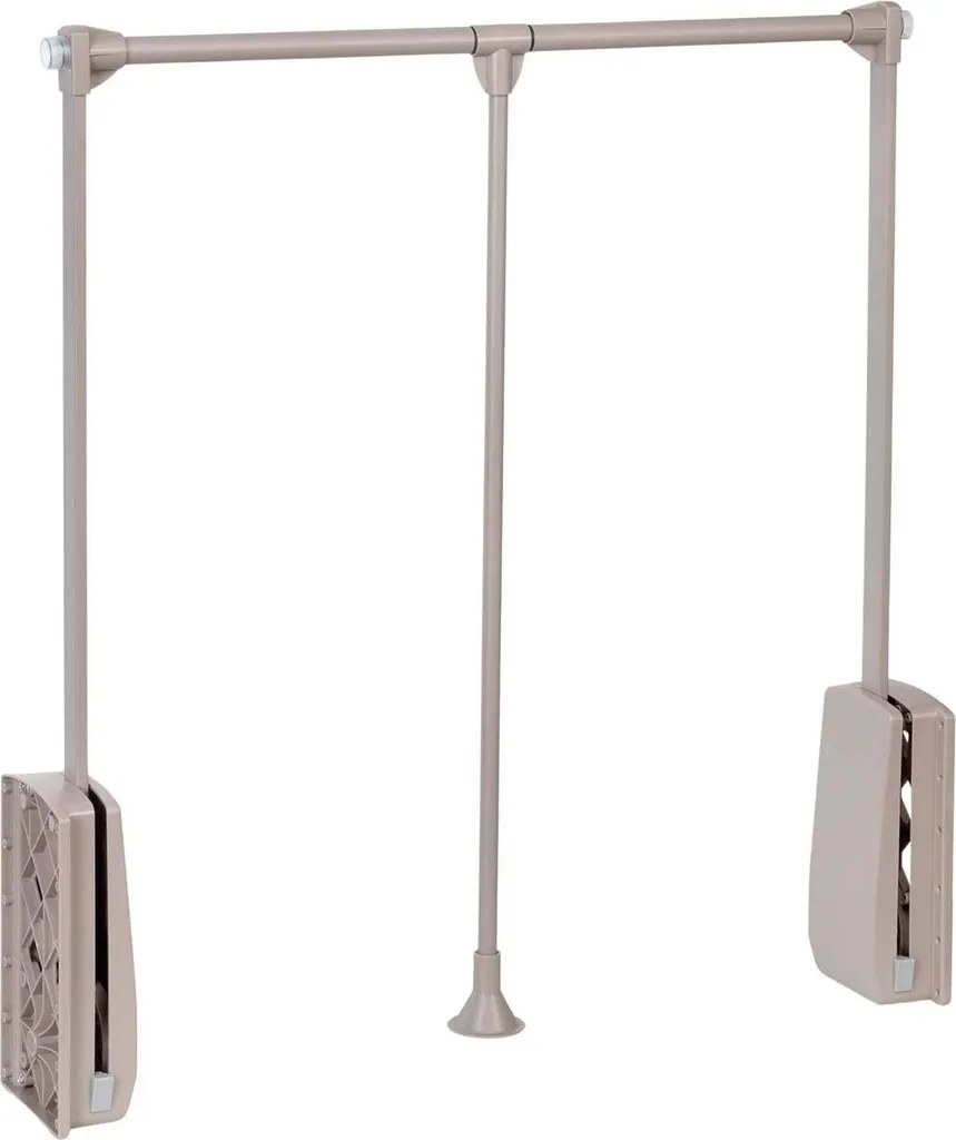 Elevatore Armadio Emuca Hang Argento | Design e Comfort 600-830 mm