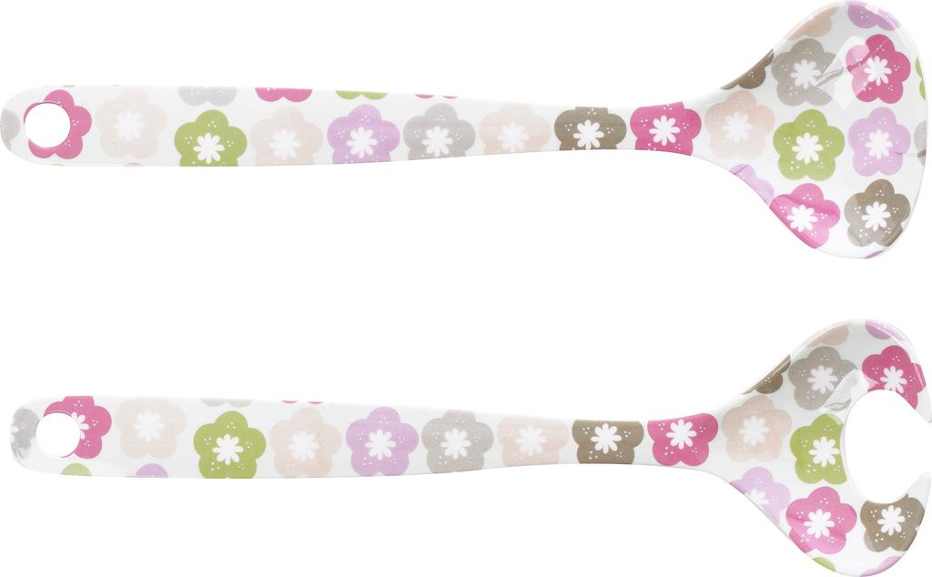 Overbeck and Friends - Melamin Salatbesteck - Daisy Produktbild 