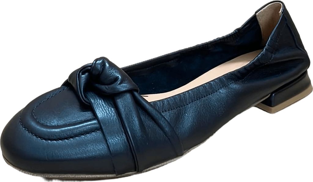 Donna Carolina ADRIEL BOW 51.170.012F, Ballerina in Schwarz für Damen, Größe 37,5