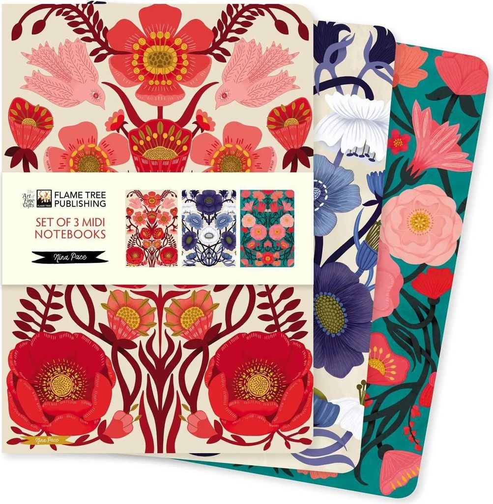 Nina Pace Set of 3 MIDI Notebooks