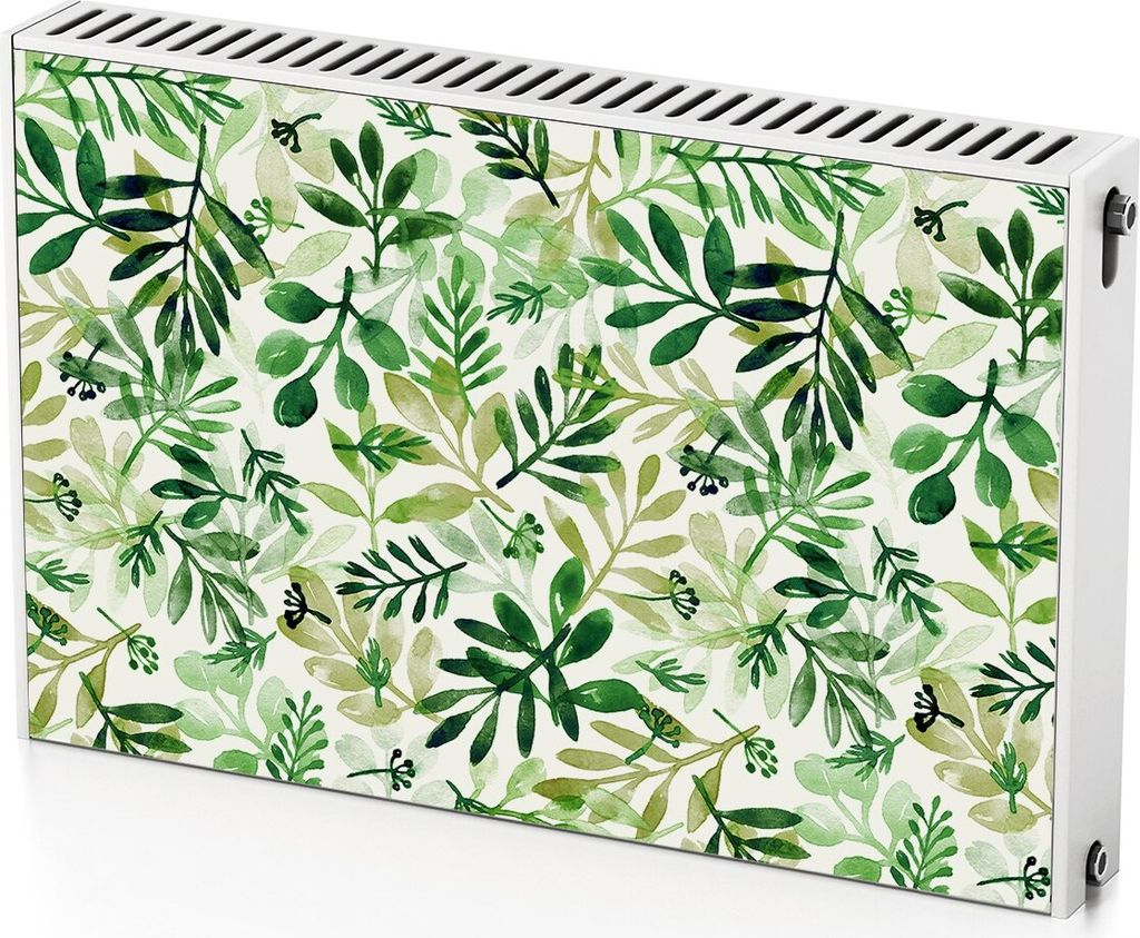Pflanzen – Magnetische Heizkörperabdeckung – 90x60 cm – Magnet Heizkörperabdeckung – 3D Würfel – Heizkörperverkleidung – Magnetisch...