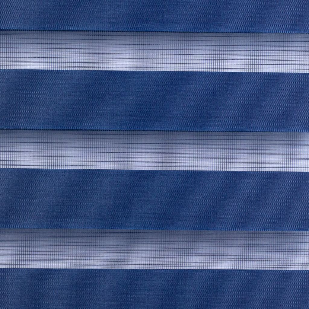ohne Bohren B x L Lichtblick Duo-Rollo Klemmfix Blau 90 cm x 150 cm 