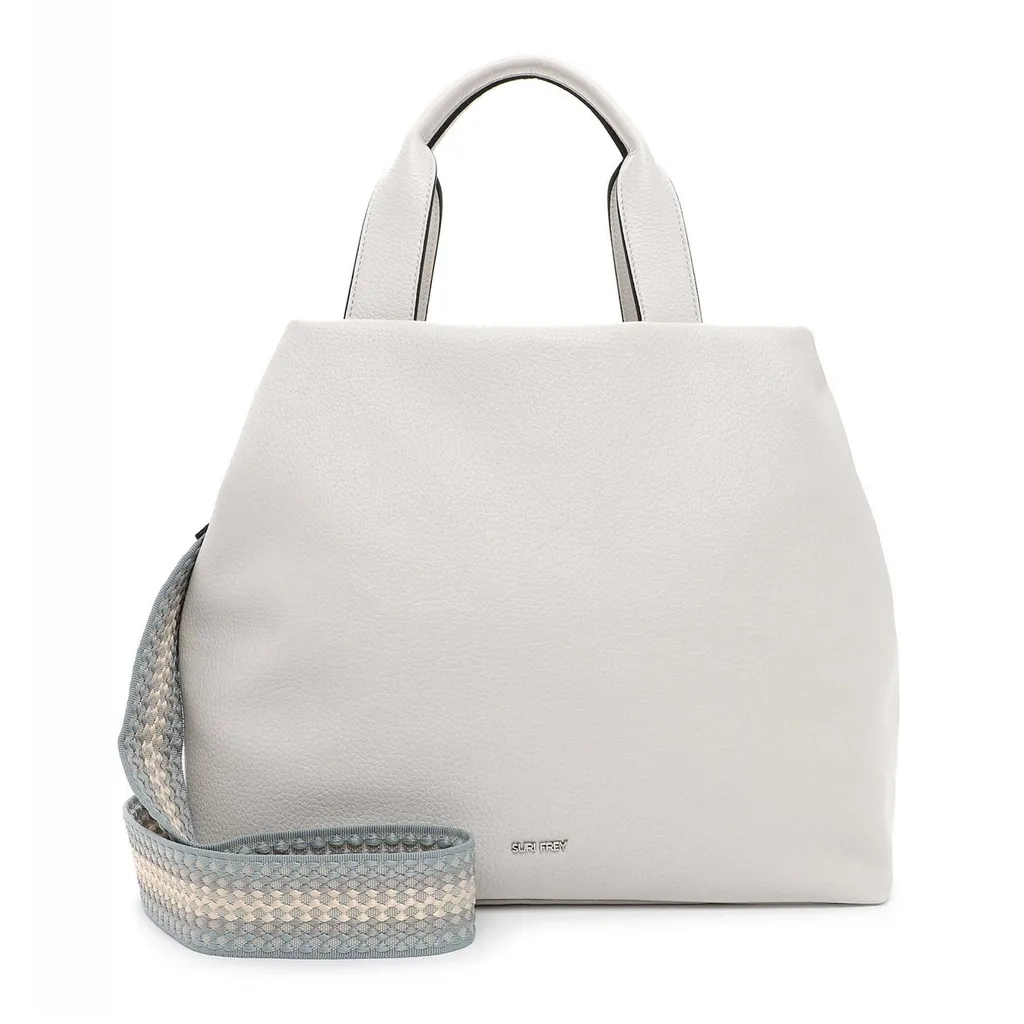 Sac de cours SURI FREY Laury Shopper écru idéal pour le travail et ville
