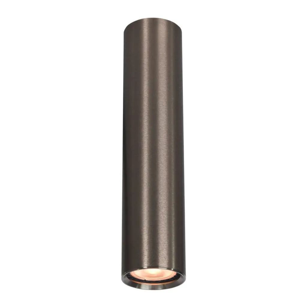 Faretto a Tubo Italux LOPUS Marrone 24cm - Spot Soffitto GU10 Moderno
