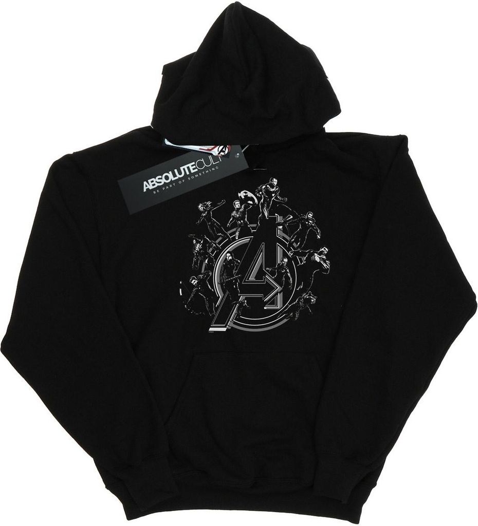Marvel - "Avengers Endgame" Kapuzenpullover für Damen BI2474 (XL) (Schwarz)