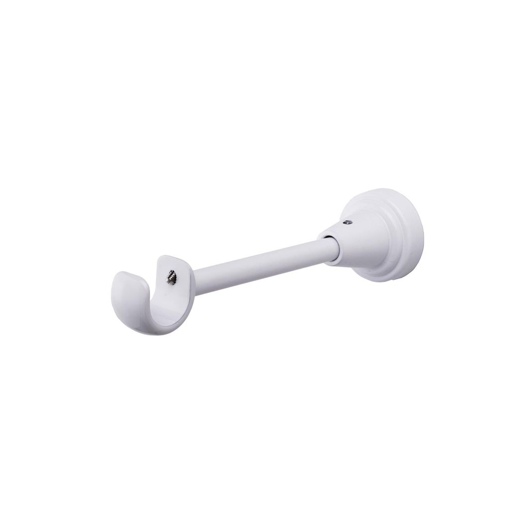 MDEKOR Wandträger 1-läufig Weiß Glänzend R Wandhalter mit Produktbild 