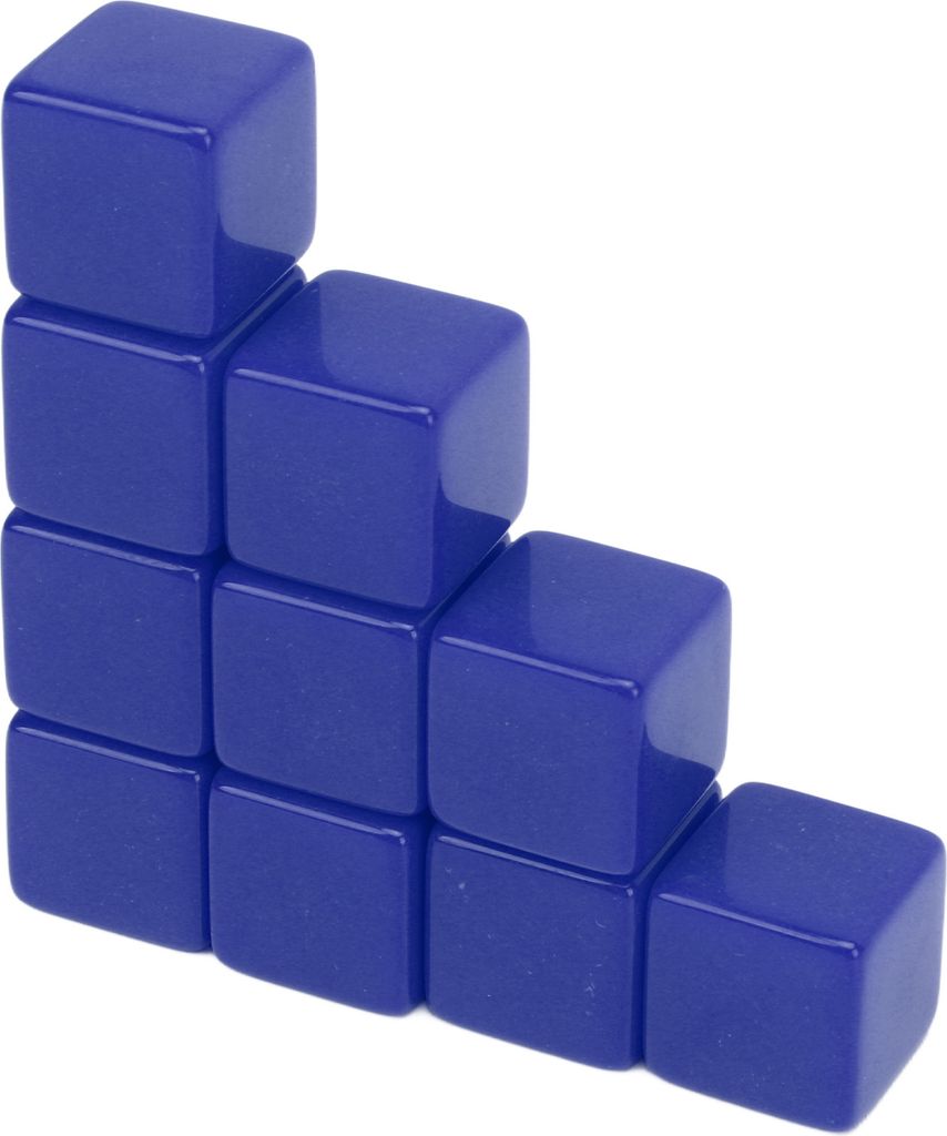 Write On Dice,Blank Würfel,16mm Würfel Set,Teaching Produktbild 
