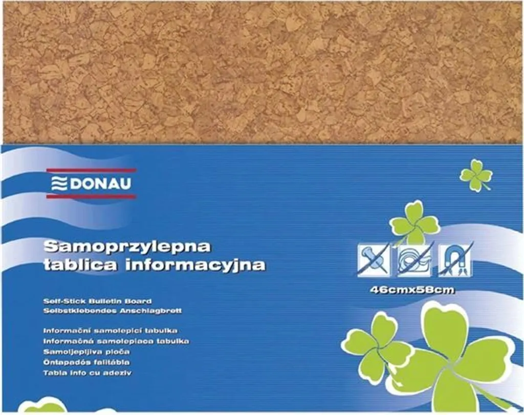Pannello Avvisi DONAU 58x46 cm | Bacheca Professionale Autoadesiva