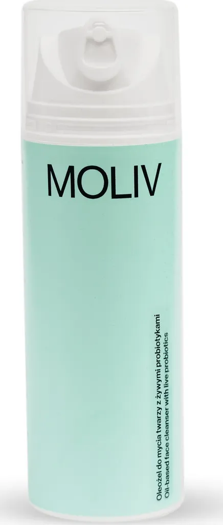 Gel Nettoyant Visage Oléagineux Probiotiques Vivants MOLIV 150 ml