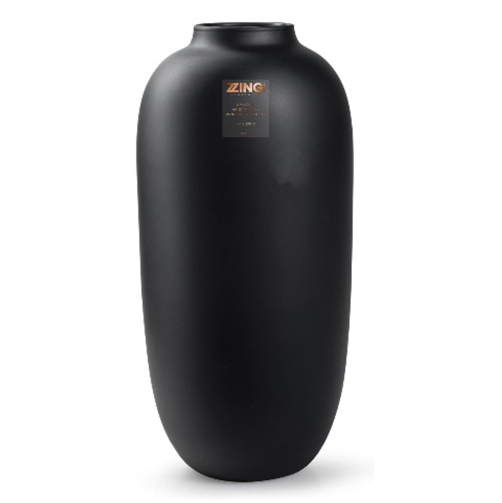 1x WL Vase Magret schwarz D19H40 Produktbild 