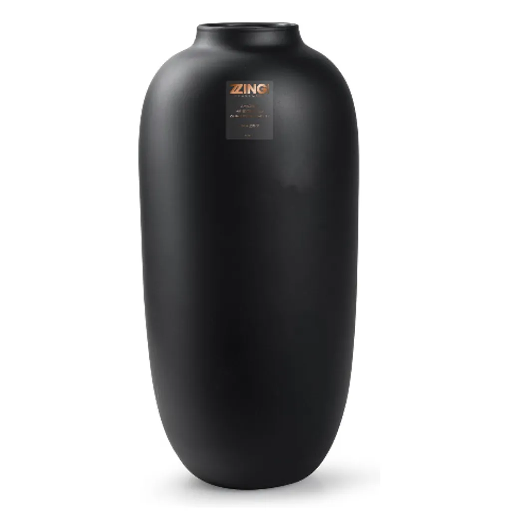 Vase Noir Incassable à la Livraison - Bloomique Magret Verre Fait Main