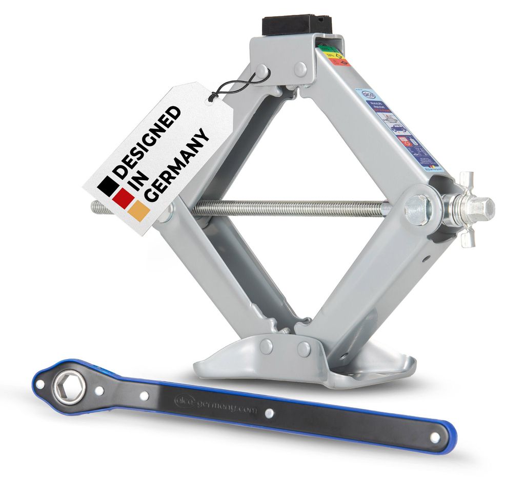 alca® cric à ciseaux avec cliquet - 2t de capacité de Image du produit 