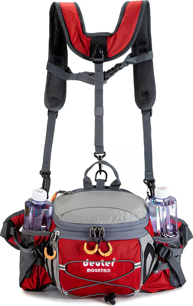 10L Borsa a tracolla Waist Bag Hiking Camping Climbing Cycling Backpack Fishing Running Bag Fitness Gym Sport Backpack Bag