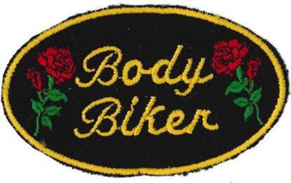 Aufnäher Patches Body Biker Gr. ca. 8,3 x 5 cm 04898