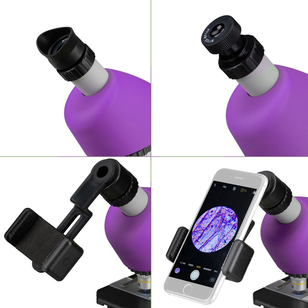 Mikroskop BRESSER JUNIOR 40x-640x lila Obrázek produktu 6