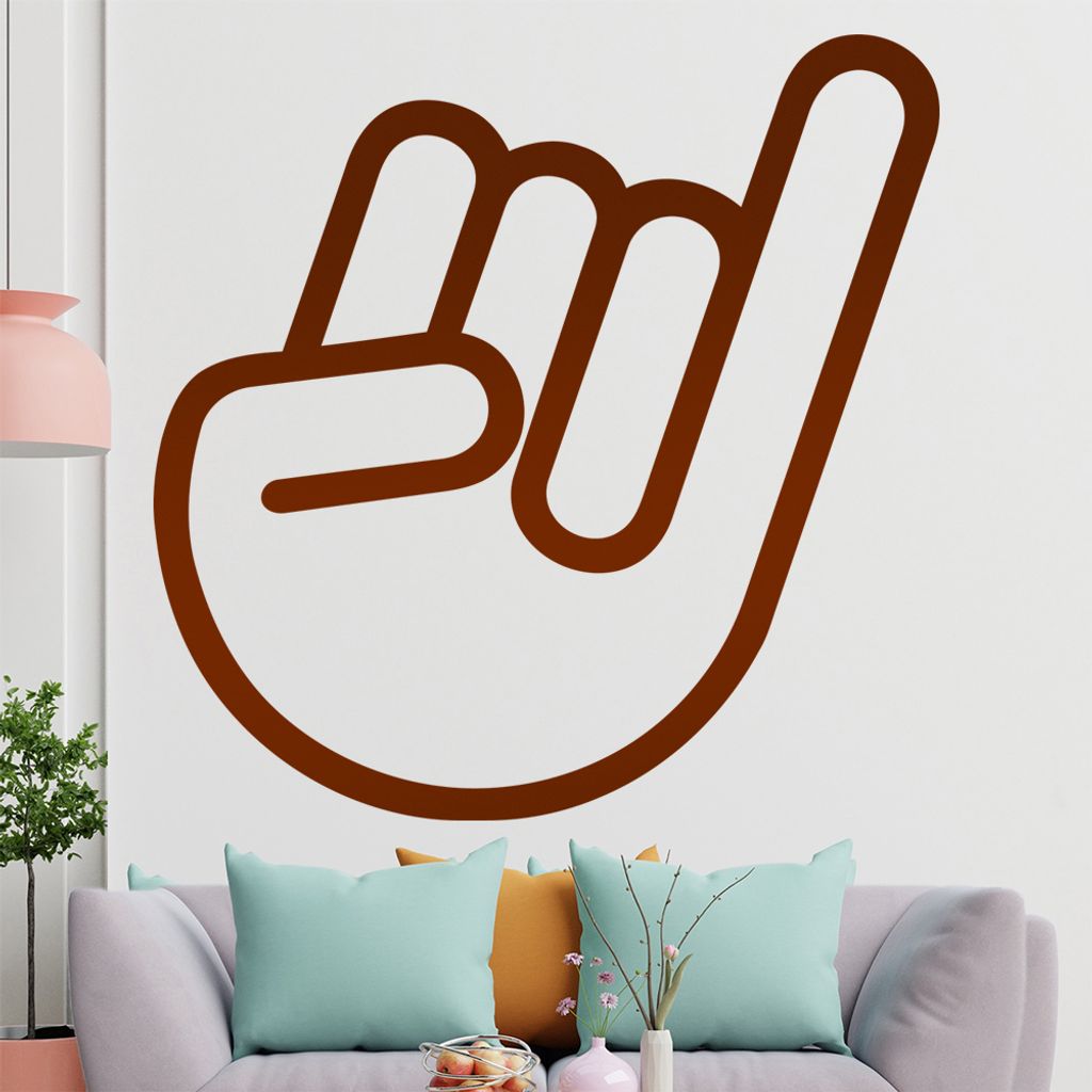 hauptsachebeklebt KIWISTAR Shocker Hand - French Tickler Kondom Wandtattoo in 6 Größen - Wandaufkleber Wall Sticker - Dekoration, Küche, Wohnzim...