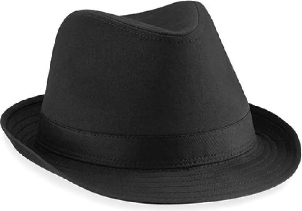 Cappello Fedora Nero Uomo Taglia L/XL - Feltro di Lana Alta Qualità