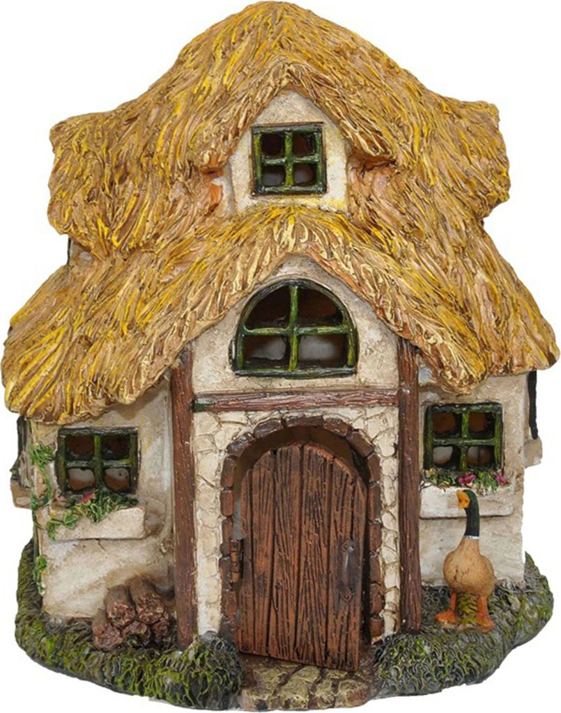 Mini-Holzhaus-Tischdekoration, niedliches Feengartenhäuschen, Miniaturgarten, Mikrolandschaftsdekoration, Geburtstagsgeschenk