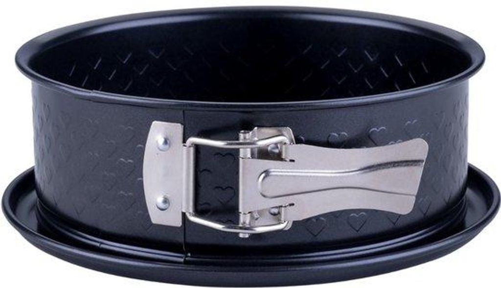 Famanu Springform Rund Ø 18 cm mit Herzrelief und flachem Boden - PFAS-frei