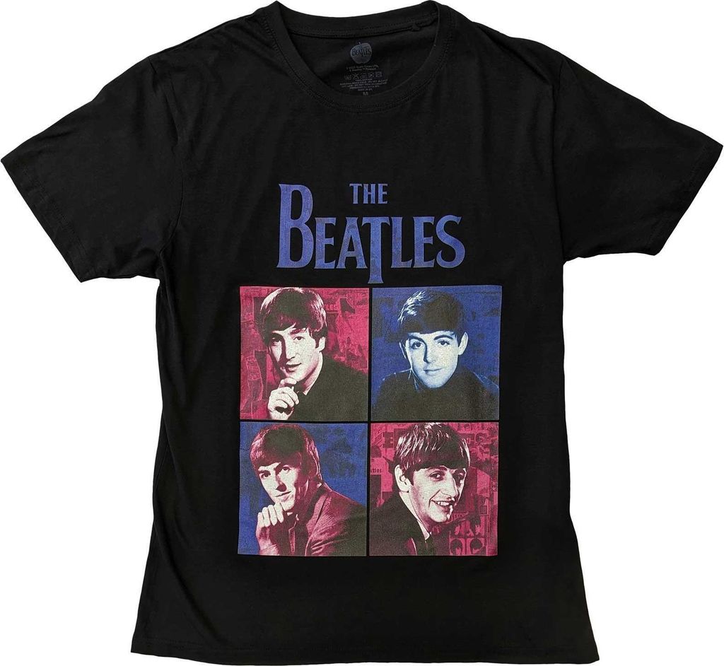 The Beatles - T-Shirt für Herren/Damen Uni RO5490 (S) (Schwarz)