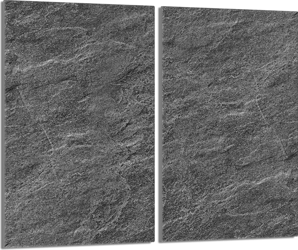 Piastre Tagliere Vetro 30x52 Grigio Ardesia | Copri Fornelli Universali