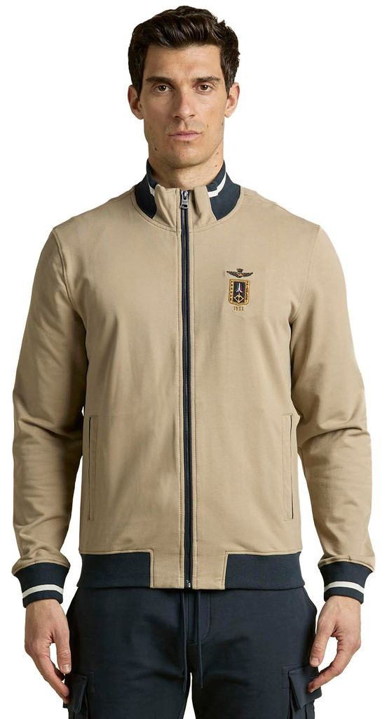 Aeronautica Militare beige Sweatweste