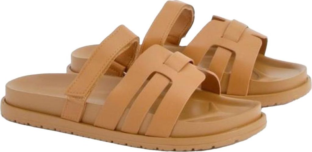 Where ́s That From - Ausschnitt Badesandale für Damen GT8698 (37 EU) (Camel)