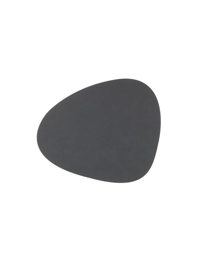 LINDDNA: Platzset TABLEMAT Nierenform anthrazit, 1 Stück