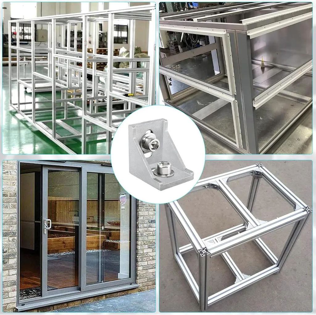Solution Fixation Profilé Aluminium 30x30 Anti-Vibration avec Écrou T