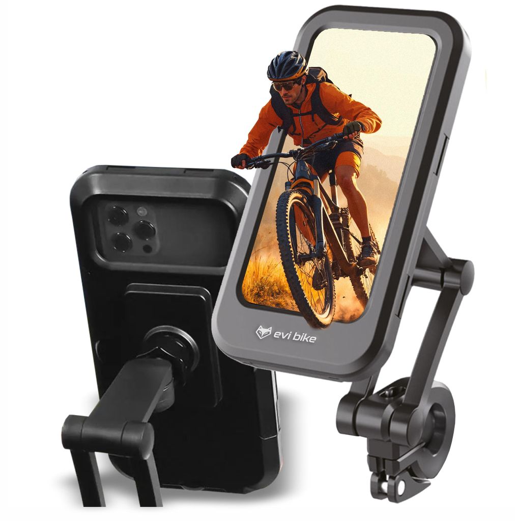 Wasserdichte Handyhalterung Fahrrad & Motorrad IPX6, 360° Produktbild 