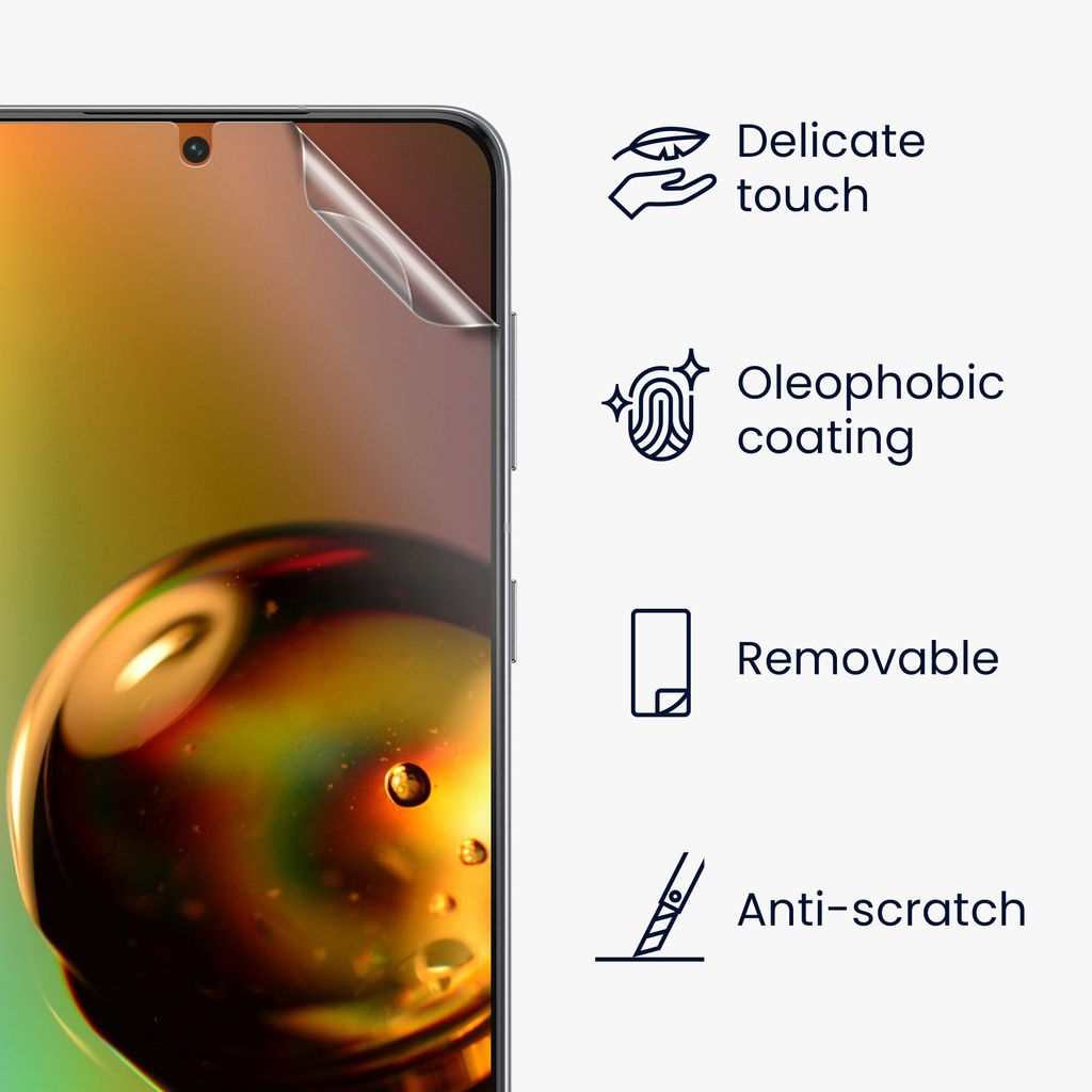Kwmobile 3-fach Displayschutzfolien Set Transparent Für Asus Zenfone 10 – Klare, Kratzfeste Schutzfolie