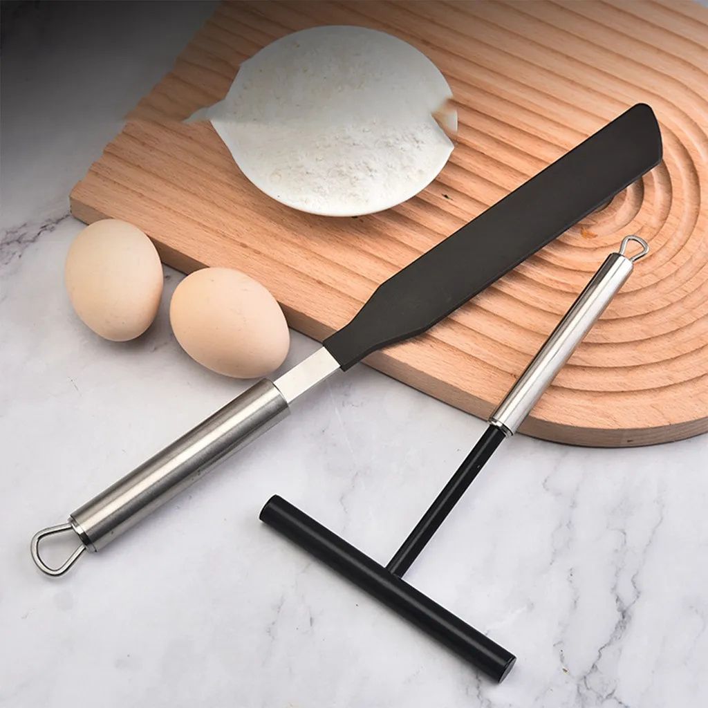 Crepes-Set Aus Edelstahl – Teigverteiler & Spatel, Für Perfekte Crêpes Und Pfannkuchen