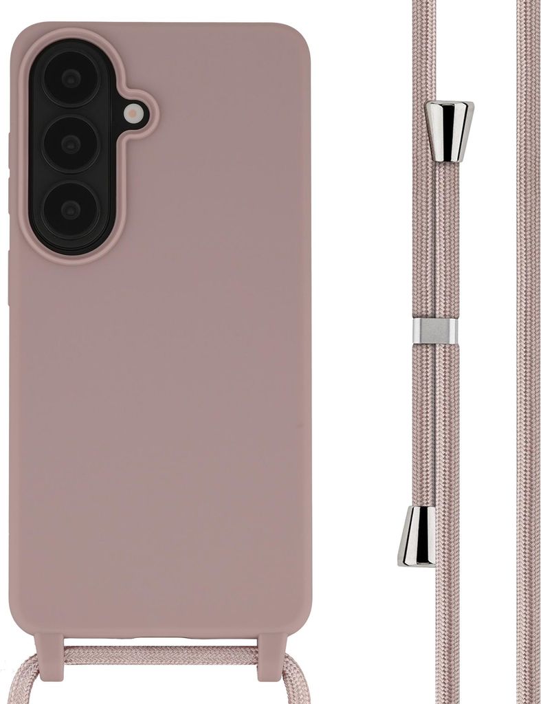 imoshion SilikonHülle mit Band Samsung Galaxy S26 Plus - Sand Pink